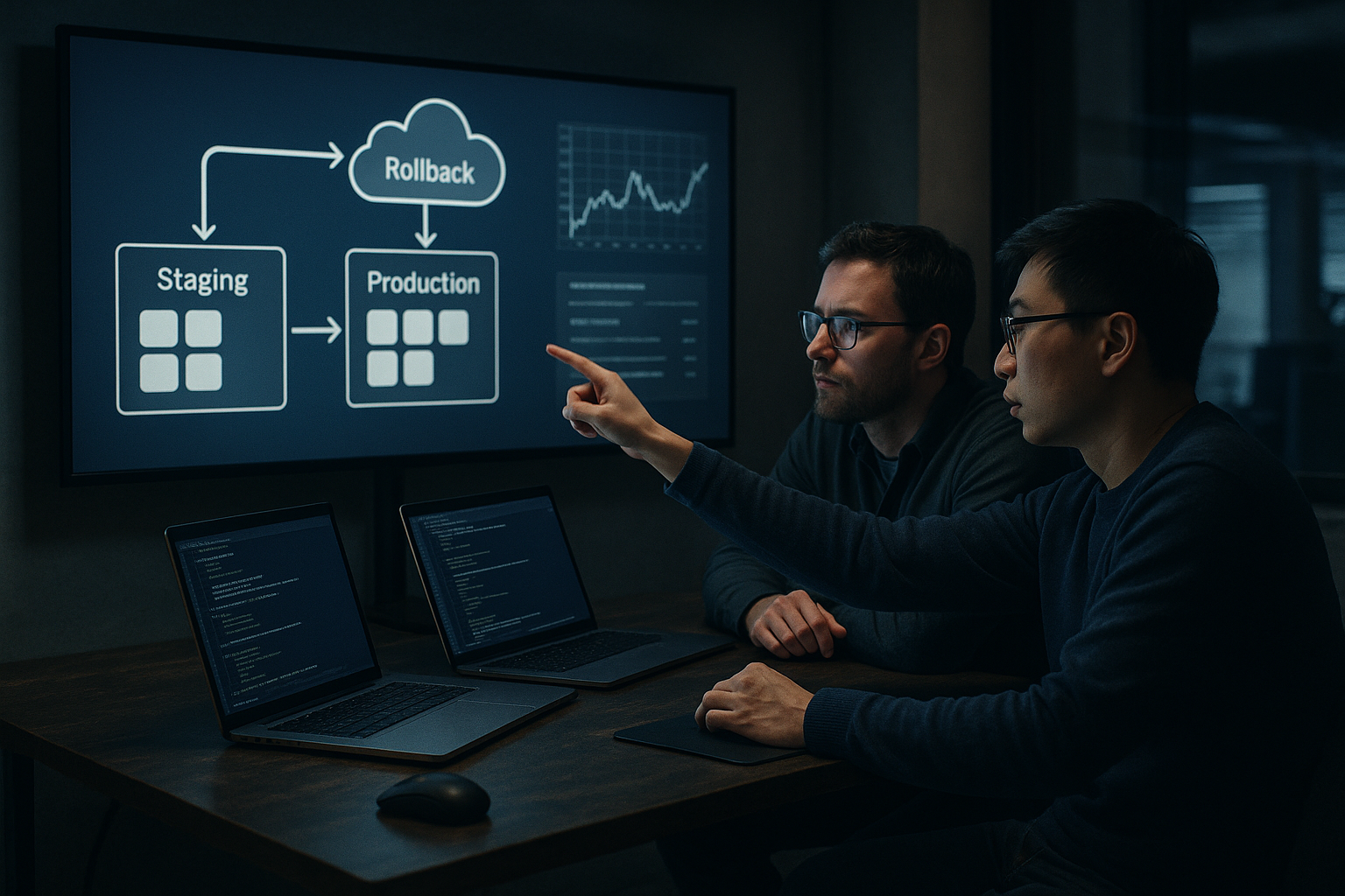 Migration and deployment workflow with validation gates